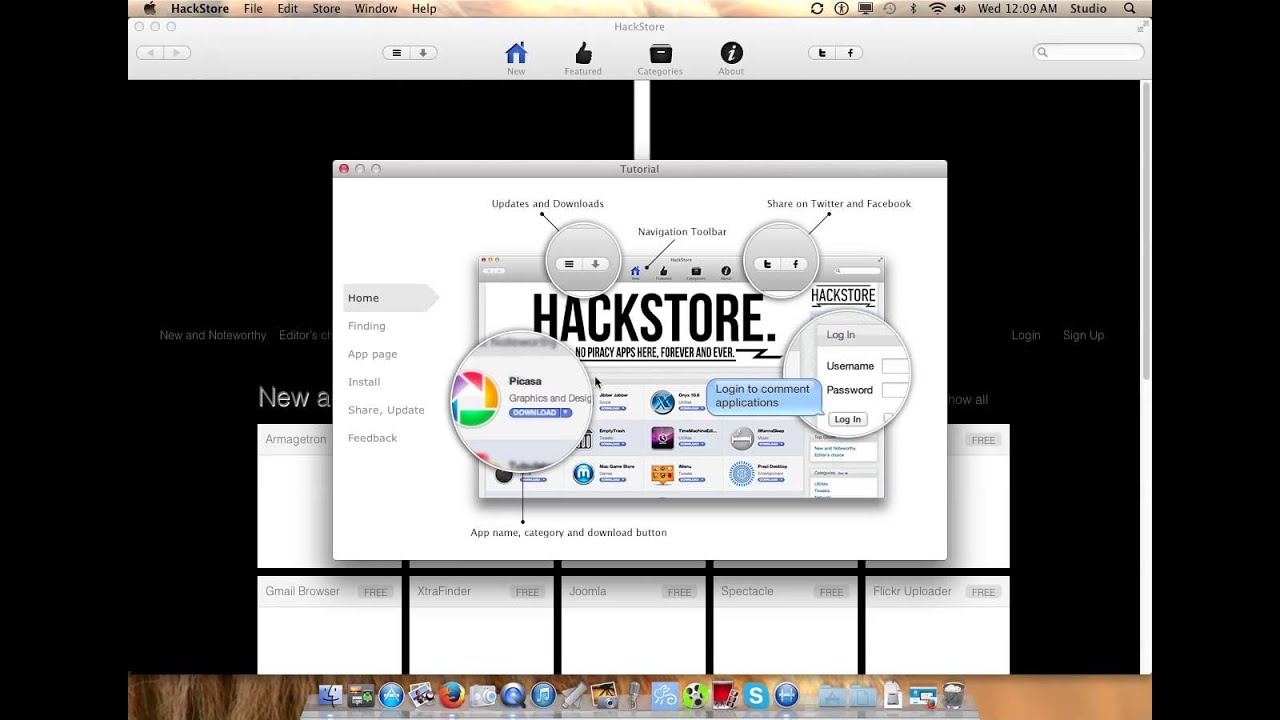 The hackstore for mac